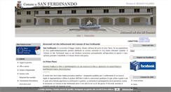 Desktop Screenshot of comune.sanferdinando.rc.it